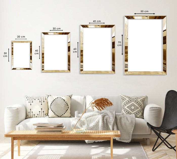 Wallity Huhu400 Cuadro Decorativo de 3 Piezas 40 x 60 cm Multicolor